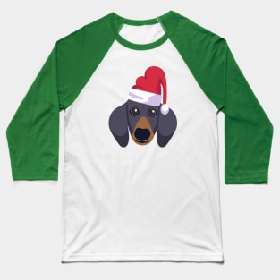 Funny Dachshund Dog Christmas 2020 Dog Lover Christmas Baseball T-Shirt